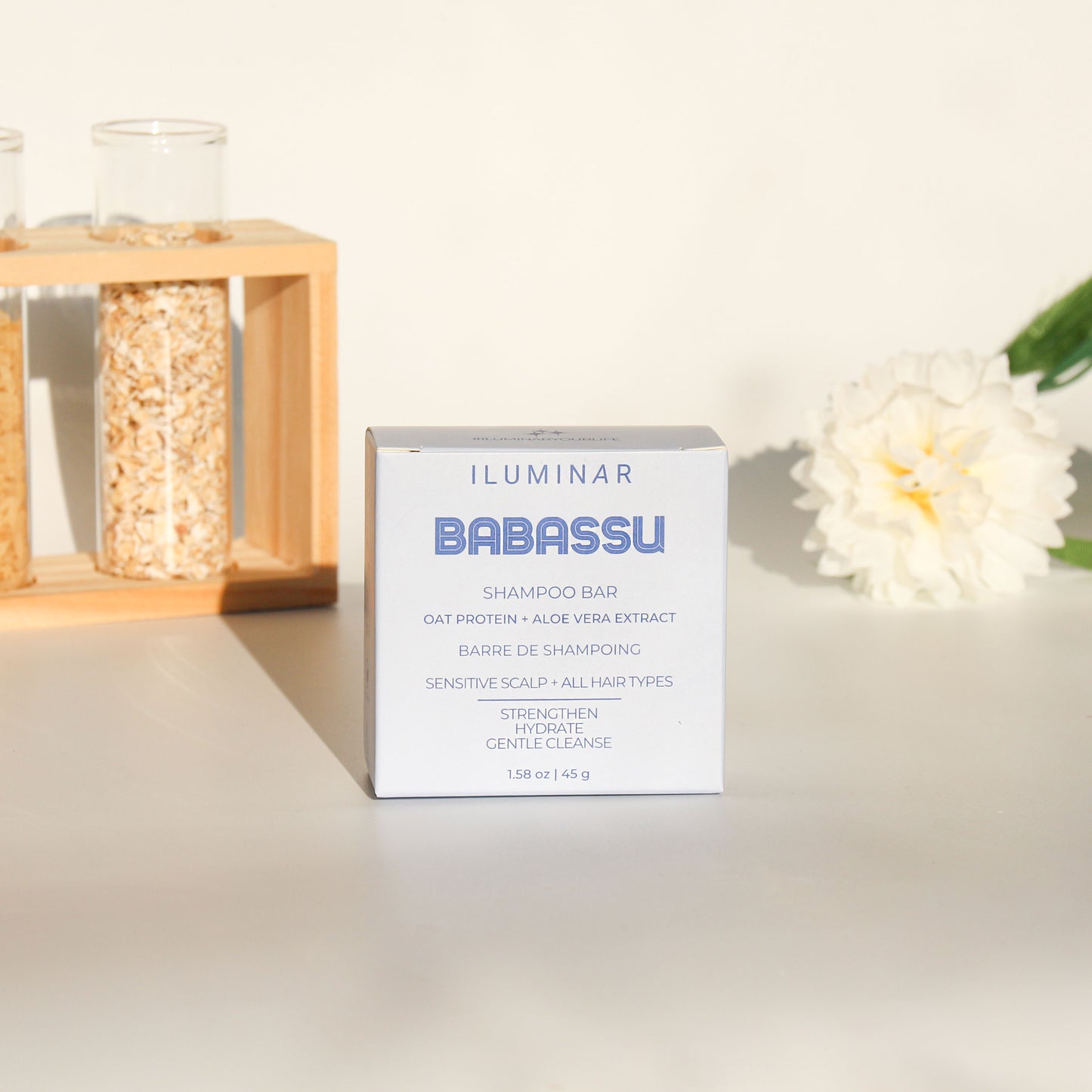 Babassu Shampoo Bar - Sensitive Scalp + All hair types